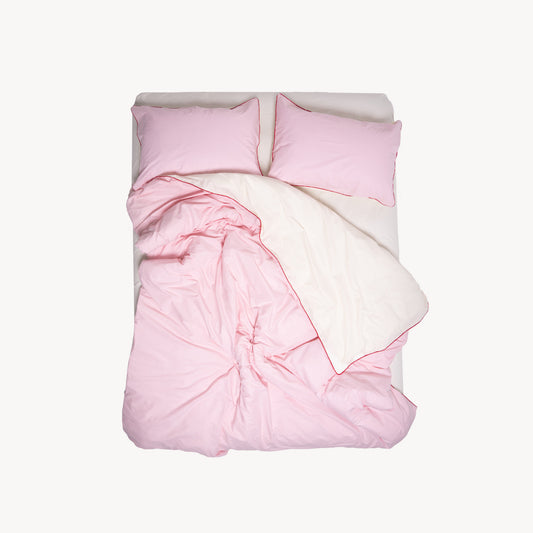 Pembe Pamuk Nevresim Takımı